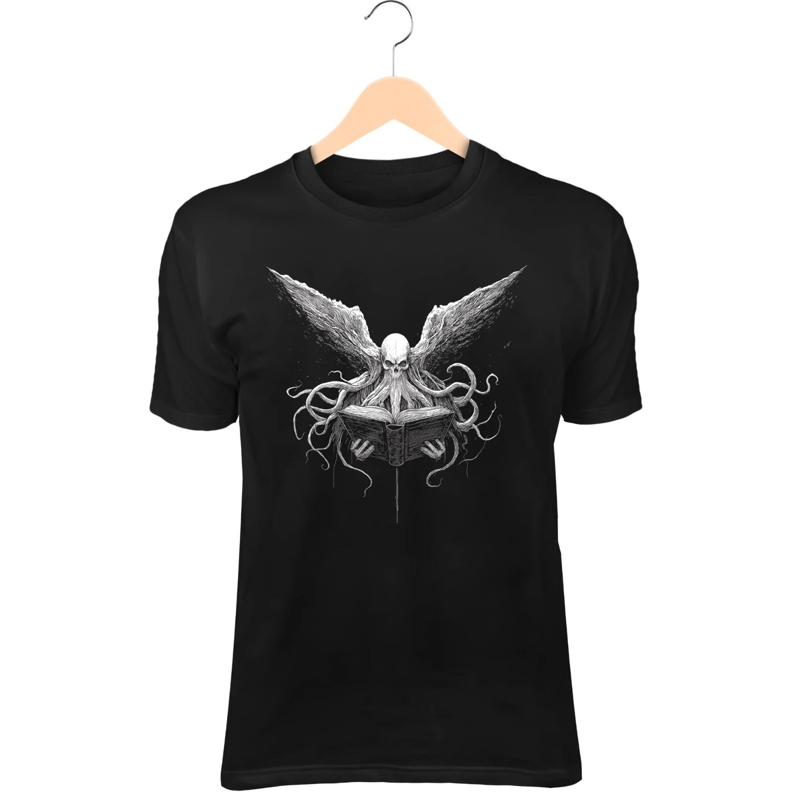 Футболка «Священник Черепа II» – Теневые Крылья, Готическое Призывание Темной Силы XL