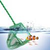 Green Portable Long Handle Square Aquarium Fish Tank Fishing Net Landing Net for Fish Floating Objects Cleaning Tools 2025