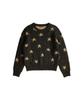 Cookies Two-Way Star Jacquard Knit (Black/Beige)