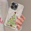 Love Christmas tree Apple 17promax feather yarn mobile phone case 13/12 high value 7/8 star 14/16pro case