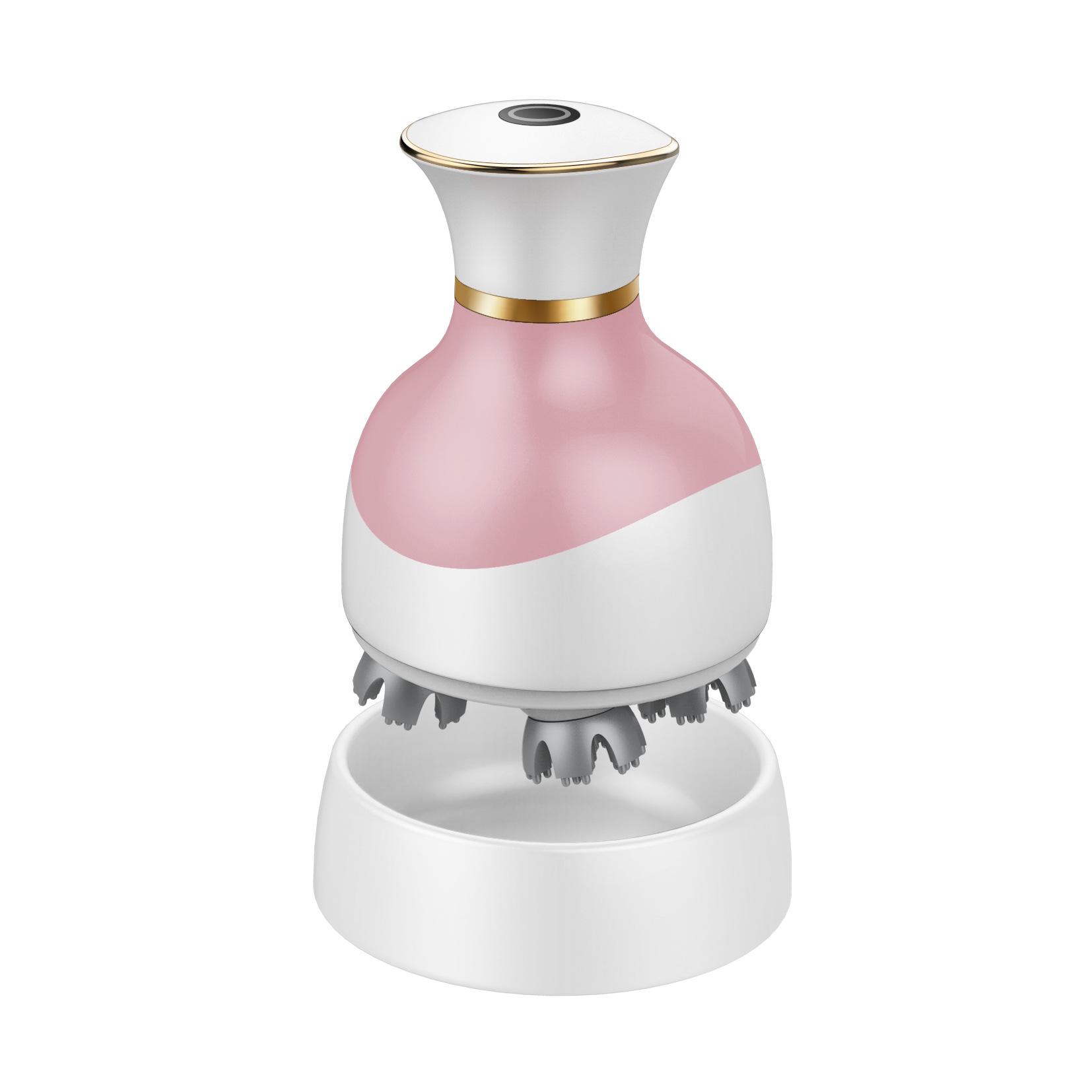 

Многофункциональный массажер с перезаряжаемой головкой, подарок, 3D инструмент для массажа кожи головы, инструмент для физиотерапии головы Beauty Chinese color box