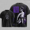 T-shirt Stampata Aizen Sousuke di BLEACH Anime Manga T-shirt Lavata Abbigliamento Uomo Estate Abbigliamento in Cotone Casual Magliette Oversize Top