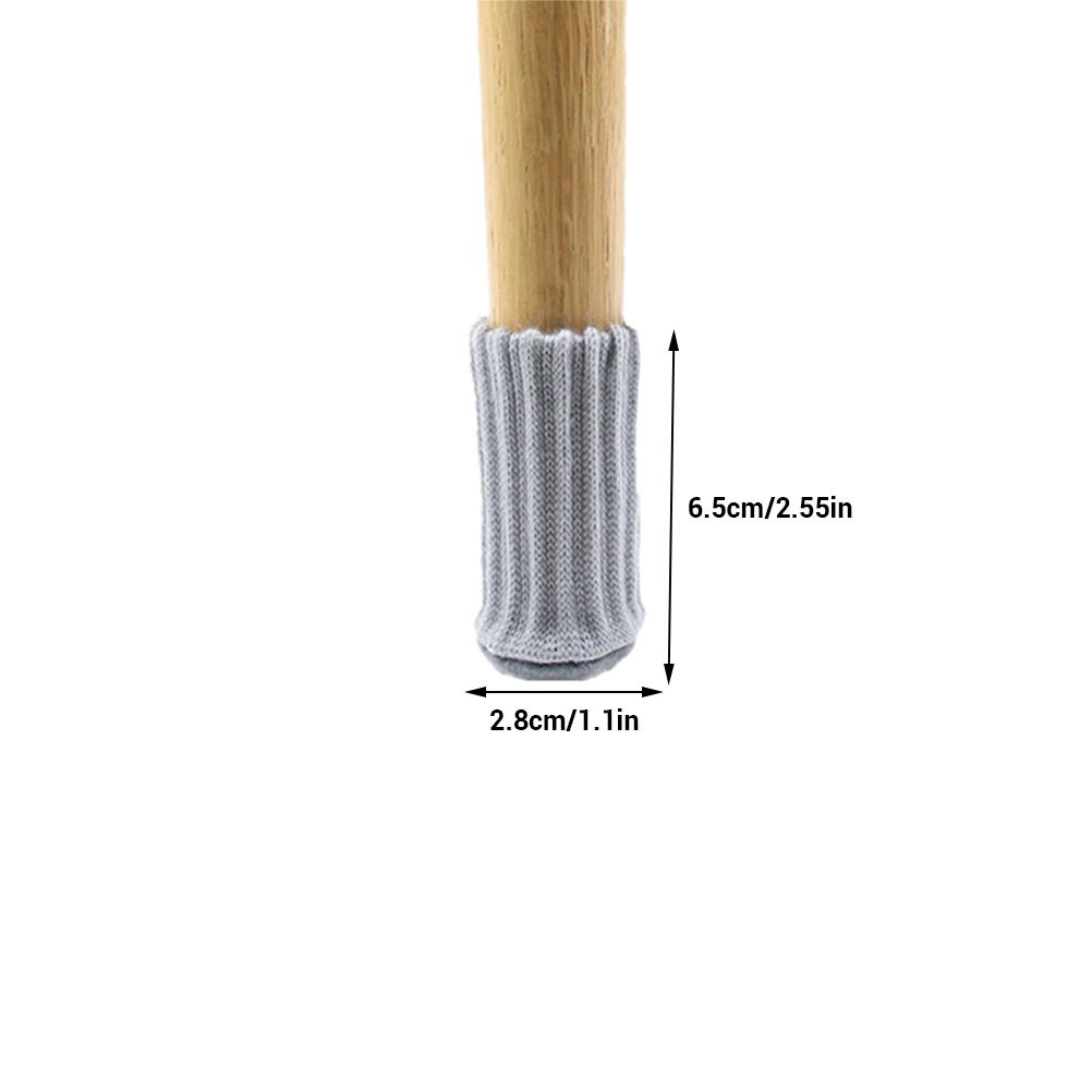 16Pcs Chair Covers High Elastic Non Slip Chair Leg Feet Covers Covers Knitting Furniture Covers