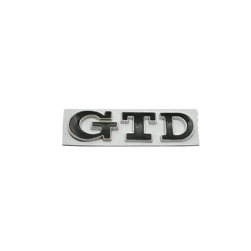 GTD Emblem for POLO Golf 5-7 Generations: Personalized Rear Trunk Tail Logo