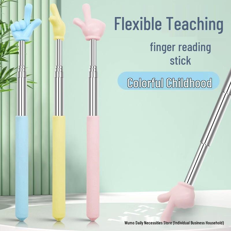 Telescopic Stainless Steel Pointer for Teaching and Reading