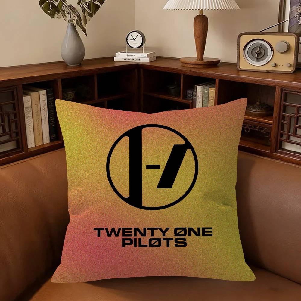 Band TTwenty One Pilots Pillow Anime Pillow Sofa Bed Head Pillow Cover Cushion Cover Fashion