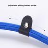 Yousheng Strong Slip Lead Dog Leash Adjustable Loop High-density Nylon Braided Rope Vibrant Color Training Leash for Large Medium Small Dogs