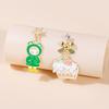 Cute Girl Long Earrings Cartoon Flower Bee Animal Stud Earrings Ocean Wind Vacation Earrings