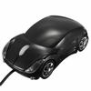 Mouse cu fir USB Optical Sports Car for Computer LED Light Negru