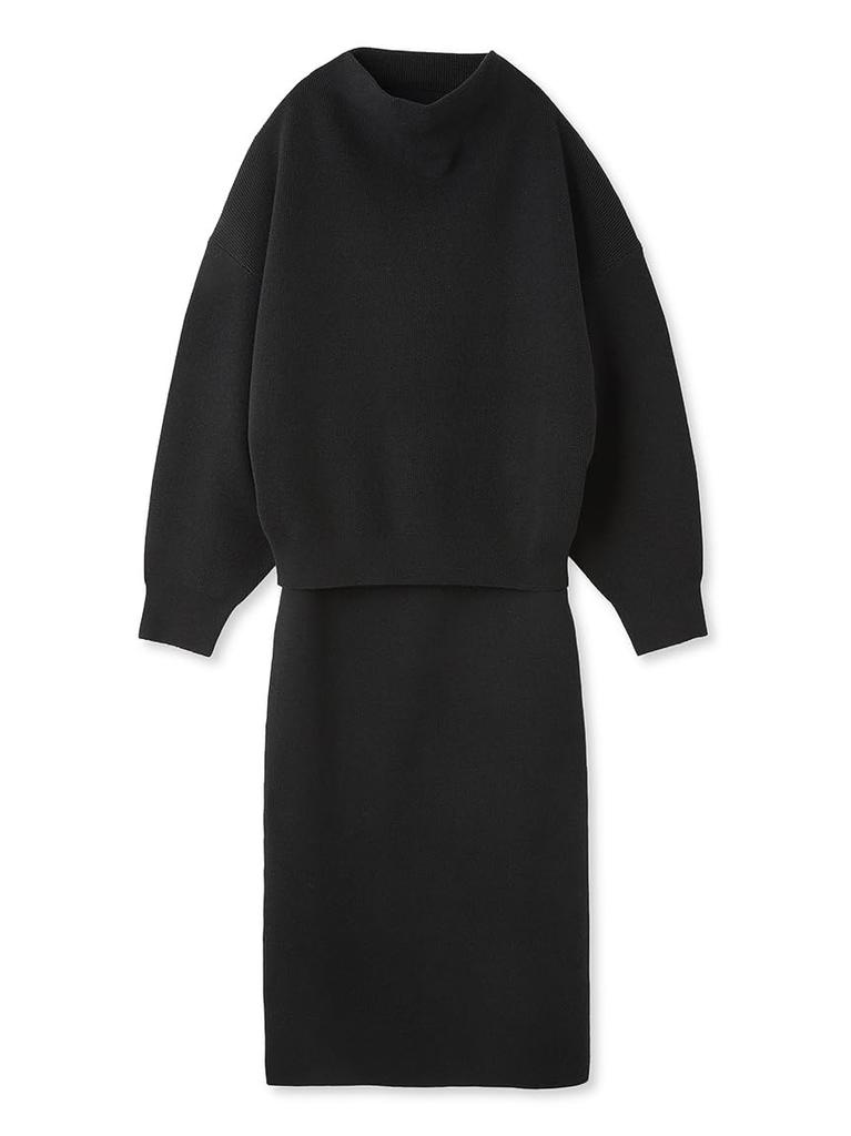 Drape-Neck-Strickset 09WNO245072CGRY0