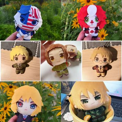 10cm Anime Character Plush Keychain Soft Stuffed Doll Pendant Gift For Kids Birthday