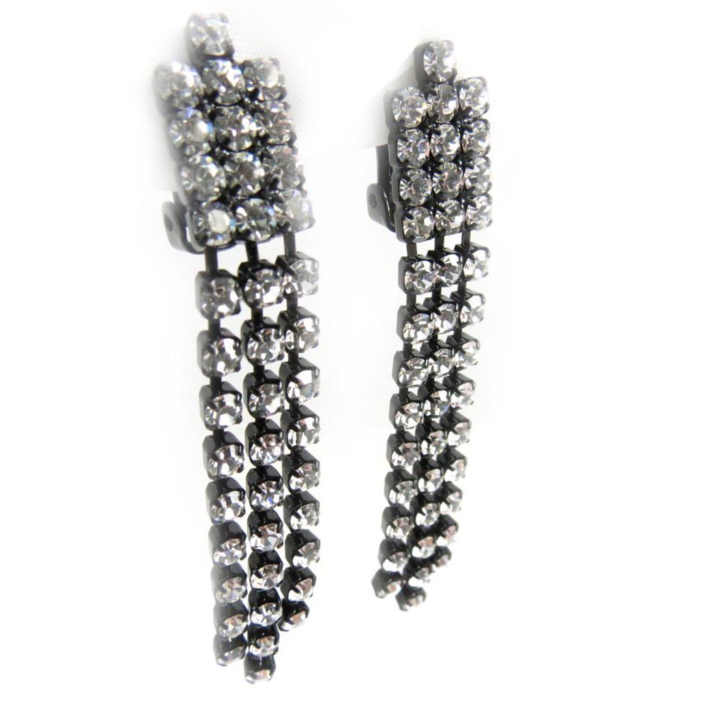 Les Trésors De Lily [J5414] - Clips Créateur 'Sissi' blanc noir