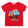 The Wonderfully Weird World of Gumball Print Casual T-shirts Kids High Quality Cotton Tee Children Intellectual Funny T-shirt Anime T-shirt summer Top