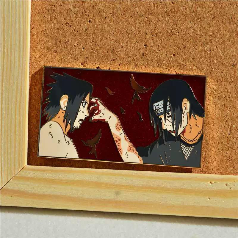 Anime Uzumaki Naruto Badges Brooches for Clothing Lapel Pins Enamel Pin Cute Women Brooch on Backpack Fashion Accessories