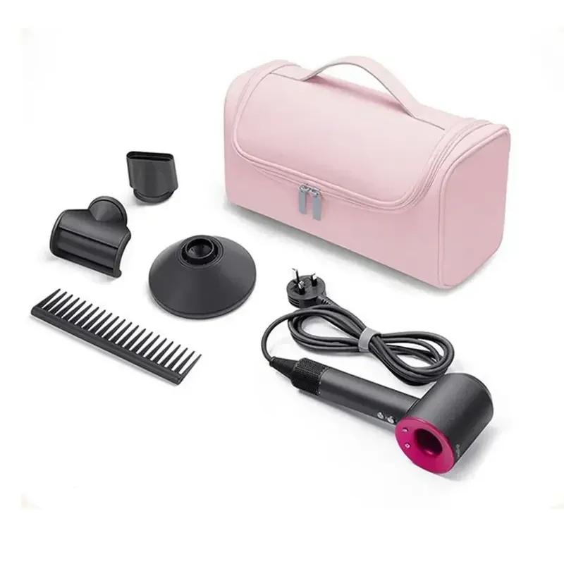 Hideable Hanging Hook Hair Dryer Case Portable Non-slip Hair Tools Pouch Waterproof Large Capacity Curling Iron Storage Bag