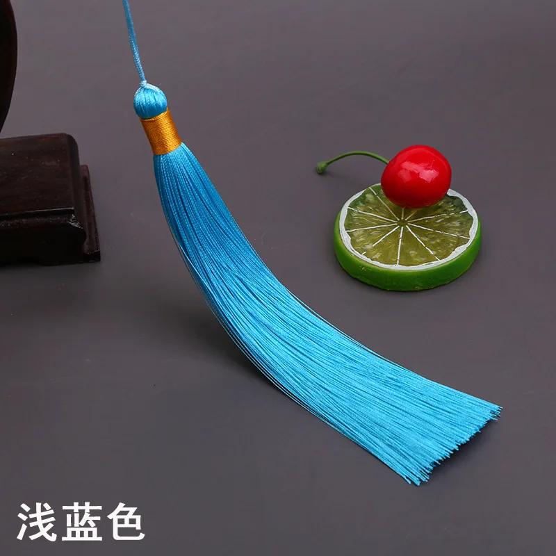 17CM Long Tassel Spike Chinese Clothing DIY Accessories Musical Instrument Pendant Ice Silk Vertical Spike Tassels for Crafts
