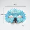 Grenzüberschreitende Halloween exquisite Vogelmaske Maskenball Karneval Schwarze Halbgesichts-Eulenfeder-Maske