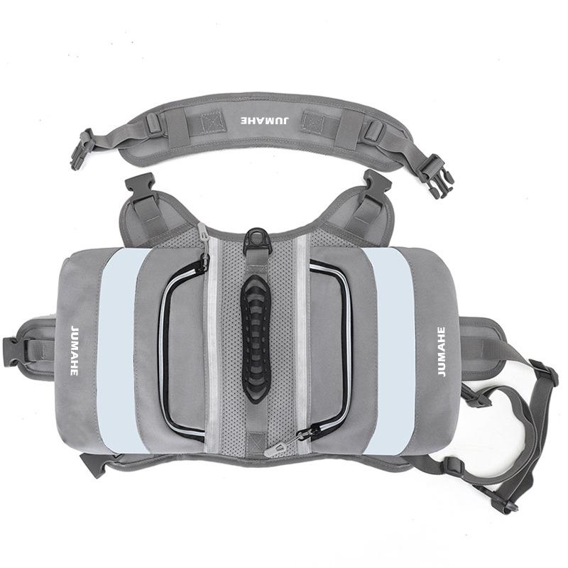 New Model, Pet Dog Self-backpack, Medium and Large Dog Self-carried Snack Dog Food Backpack When Going Out