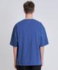 ZENSAI Pleated T-Shirt Blue