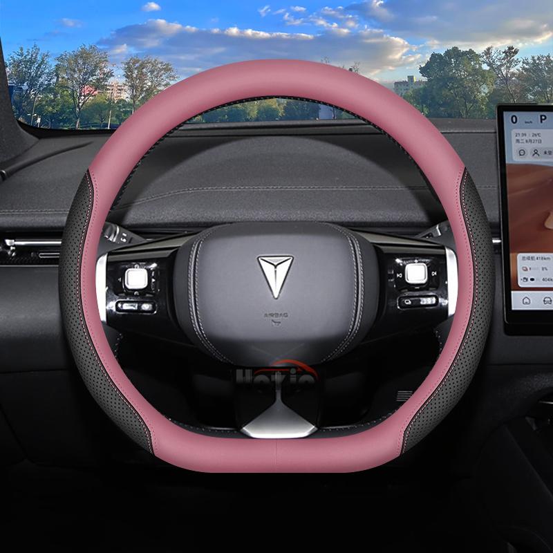 Leather Car Steering Wheel Cover for Changan Deepal S07 G318 S7 S05 Sl03 S09 L07 E07 Interior Accessories 2025