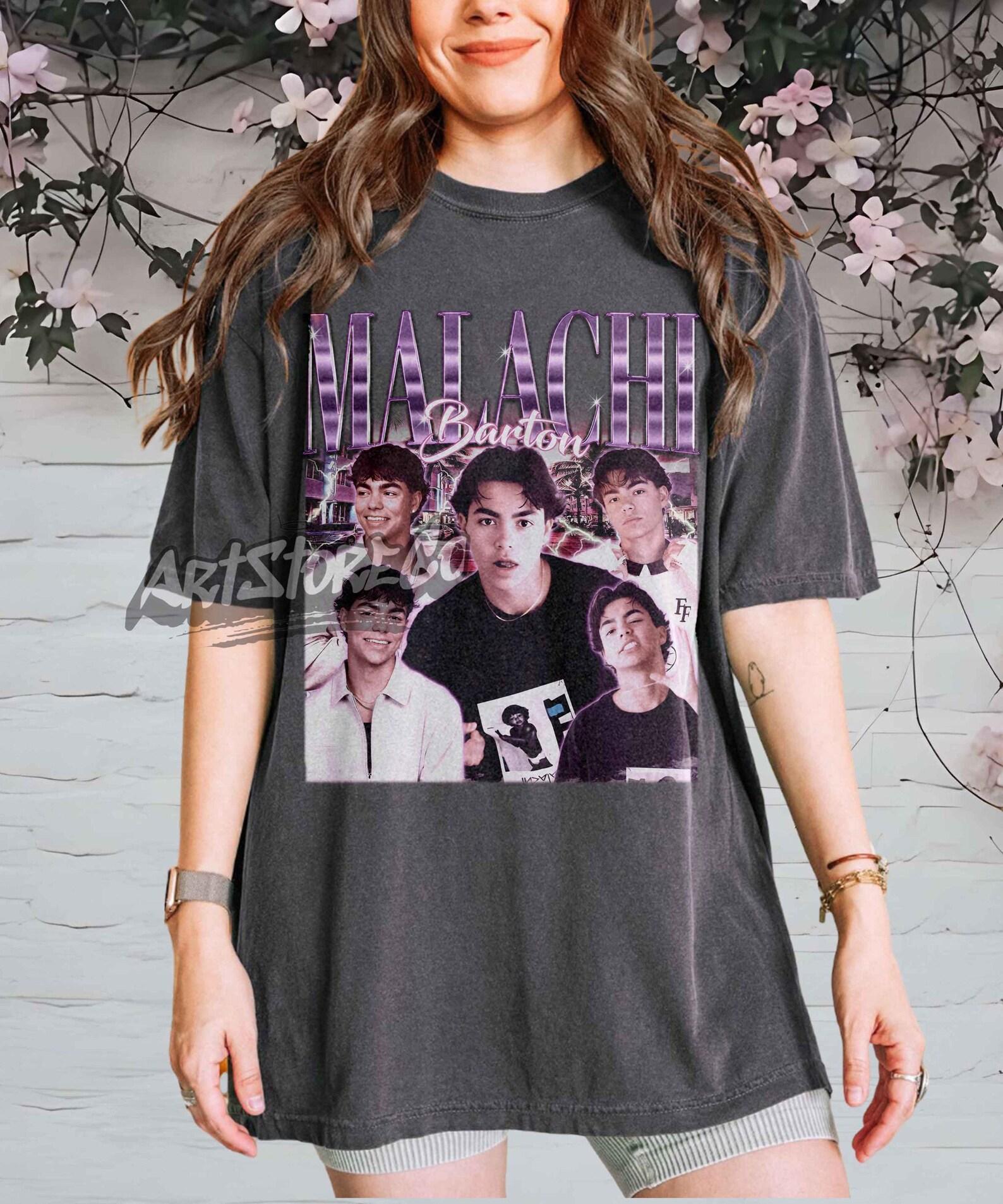 Malachi Barton Retro Graphic Tee, Vintage Inspired Unisex Apparel 4XL