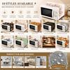 Floral Microwave Cover Universal Dust Protector Mat Microwave Oven Dust Cover  Kitchen Appliance