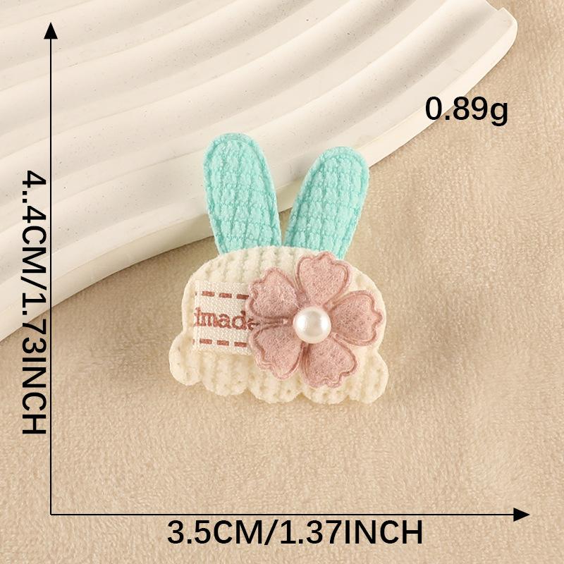 Computer Embroidery Label Decorative Jewelry Cute Plush Bow Hairpin Leather Ring Hair Accessories Accessories Clothing Patch Cloth Label