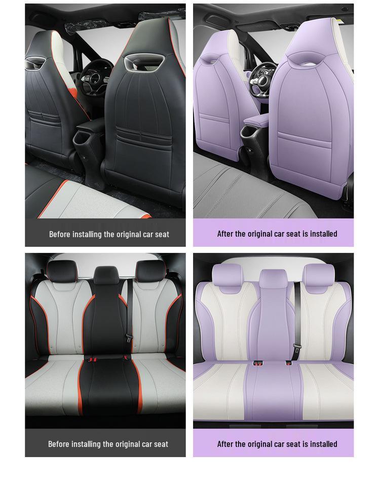 BYD Dolphin Leather Car Seat Cushion - All-Season, Universal Fit