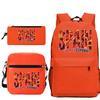 "¡VAMOS ESPAÑA" Spain Themed 3Pc Backpack Set Boy Girl Student Fashion Mini Crossbody Bag and Pencil Case Suit Unisex Mochilas