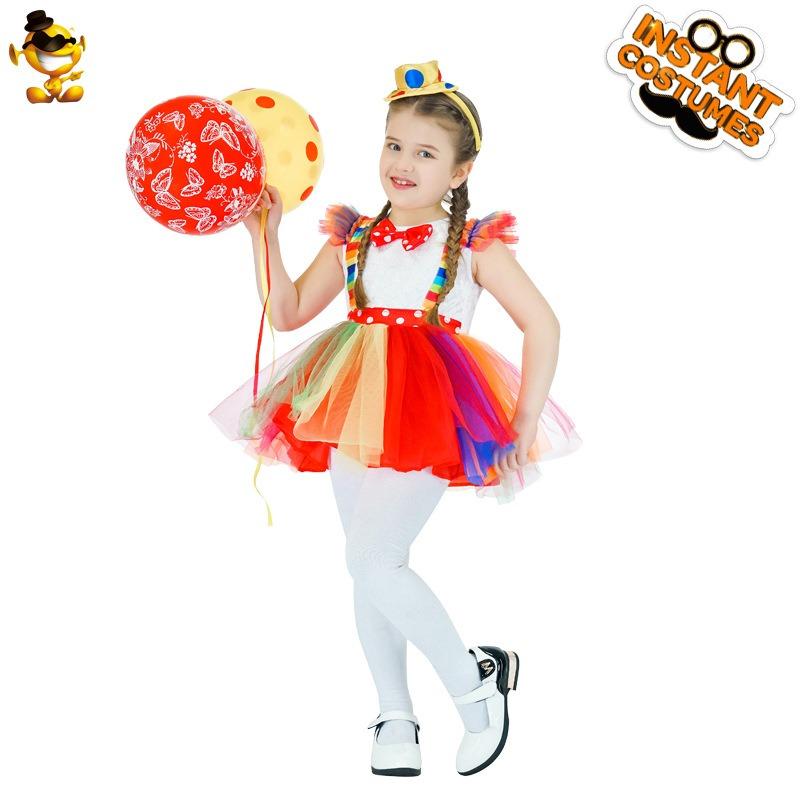 Girls Stage Performance Costumes Makeup Ball Cosplay Costumes Party Costumes Little Girls Colorful Dresses