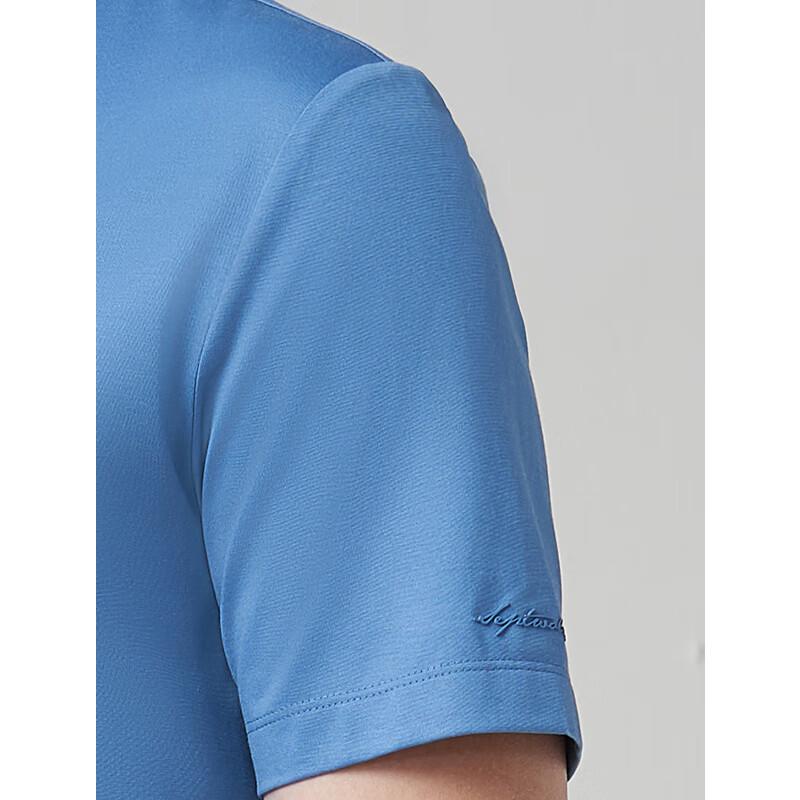 Septwolves Men's Business Casual Short-Sleeve Shirt