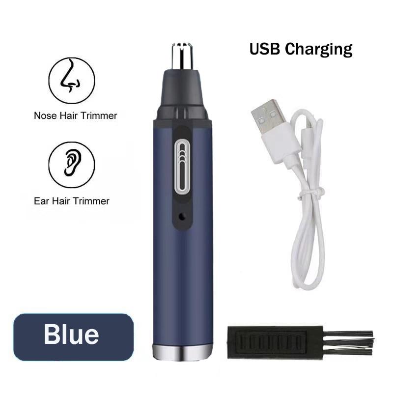 Non-Toxic Electric Nose Hair Clipper Rechargeable Multi Kinetic Shaving Two In One Unisex Fully Automatic Washable Shaving Nose Trimmer