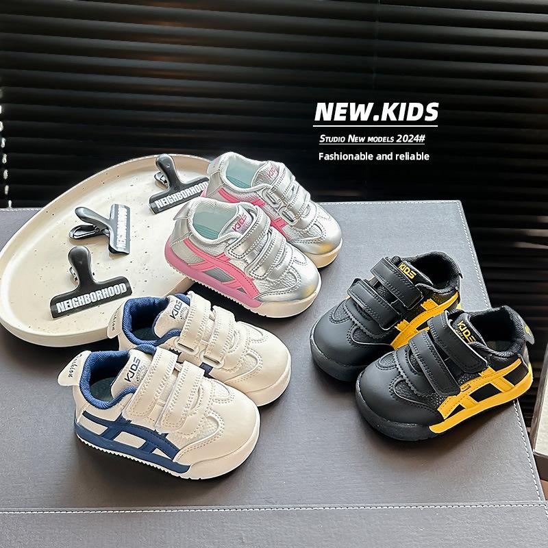 Baby Forrest Gump shoes 2025 spring and summer new boys' sports shoes girls' casual shoes medium and small children's white shoes