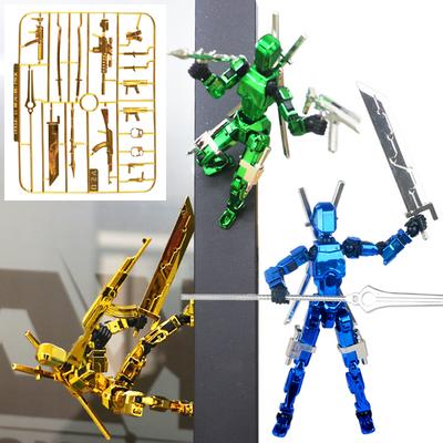 13 Actionfigur Titan Mehrgelenkig Beweglich Shapeshift Roboter T13 Action Mannequin Charakter und Hund Figur Spielzeug Geschenke für Kinder