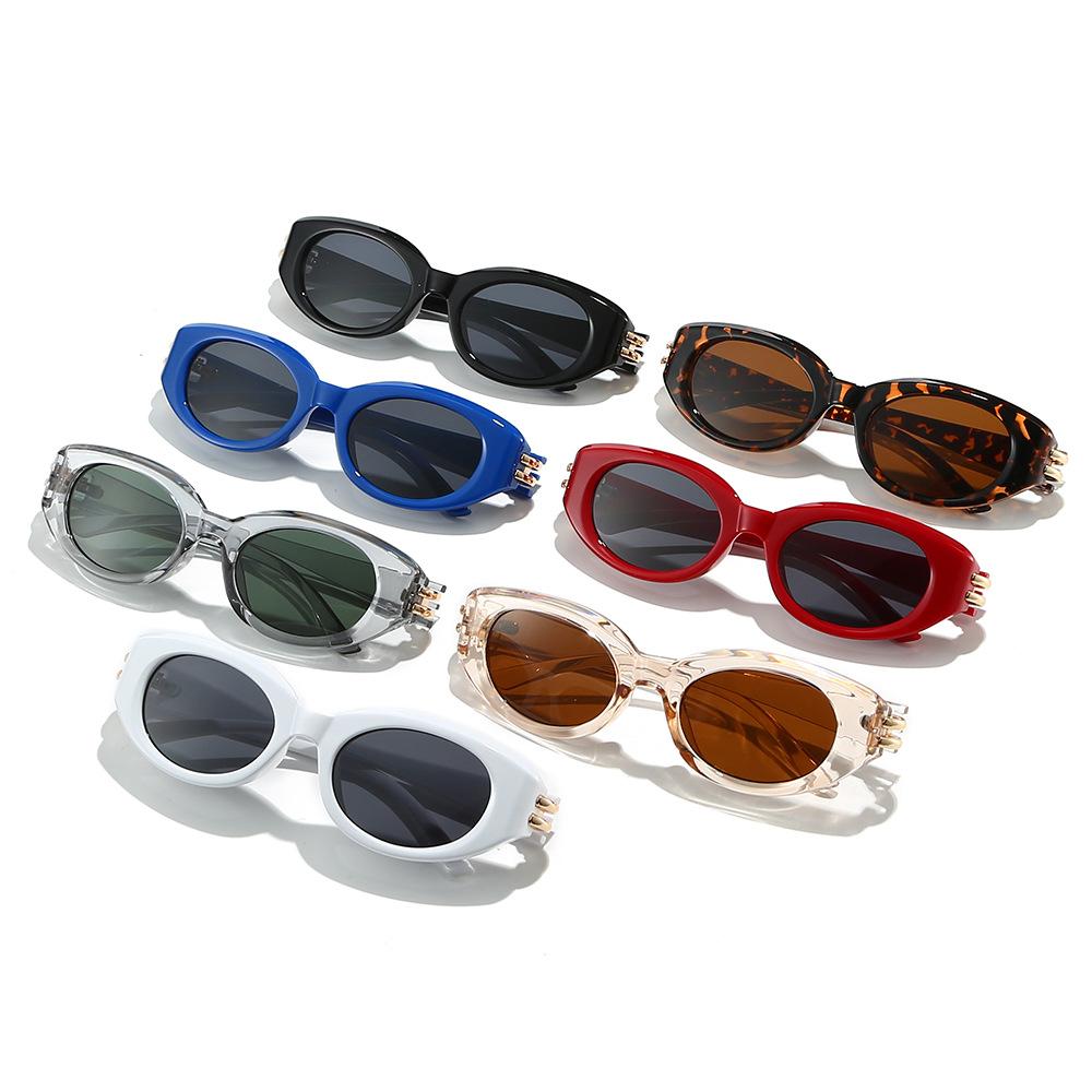  New Fashion Cat Eye Women Sunglasses Shades UV400 Retro Small Oval Black Men Outdoor Sun Glasses
