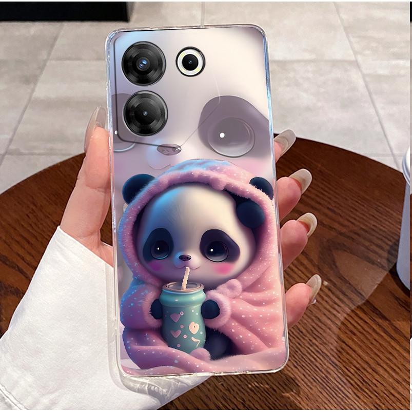 For Tecno Camon 20 Pro 5G CK8n Phone Case Techno Camon 20 Pro 5G Cover Silicone Luxury Cute Love Rabbit Funny Clear Soft Casing