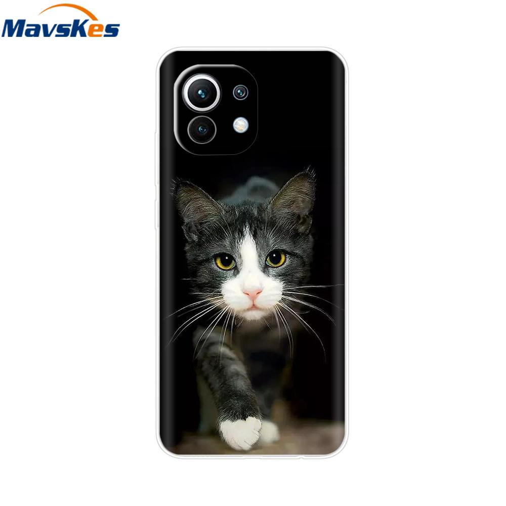 Clear Case for Xiaomi Mi 11 Lite NE 5G Mi11 lite Soft TPU Transparent Shockproof Phone Cover For Xiomi Mi11lite Mi 11 lite NE 5G