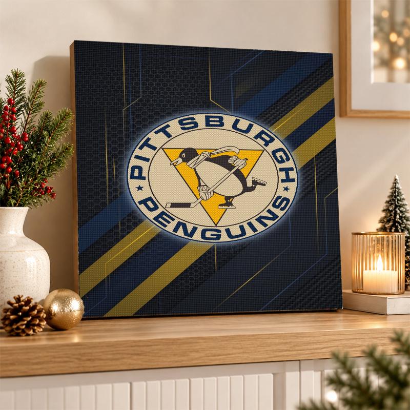 Pittsburgh Penguins Diamond Painting Kit 5D Full Drill DIY Diamond Mosaic Wall Art Home Decor