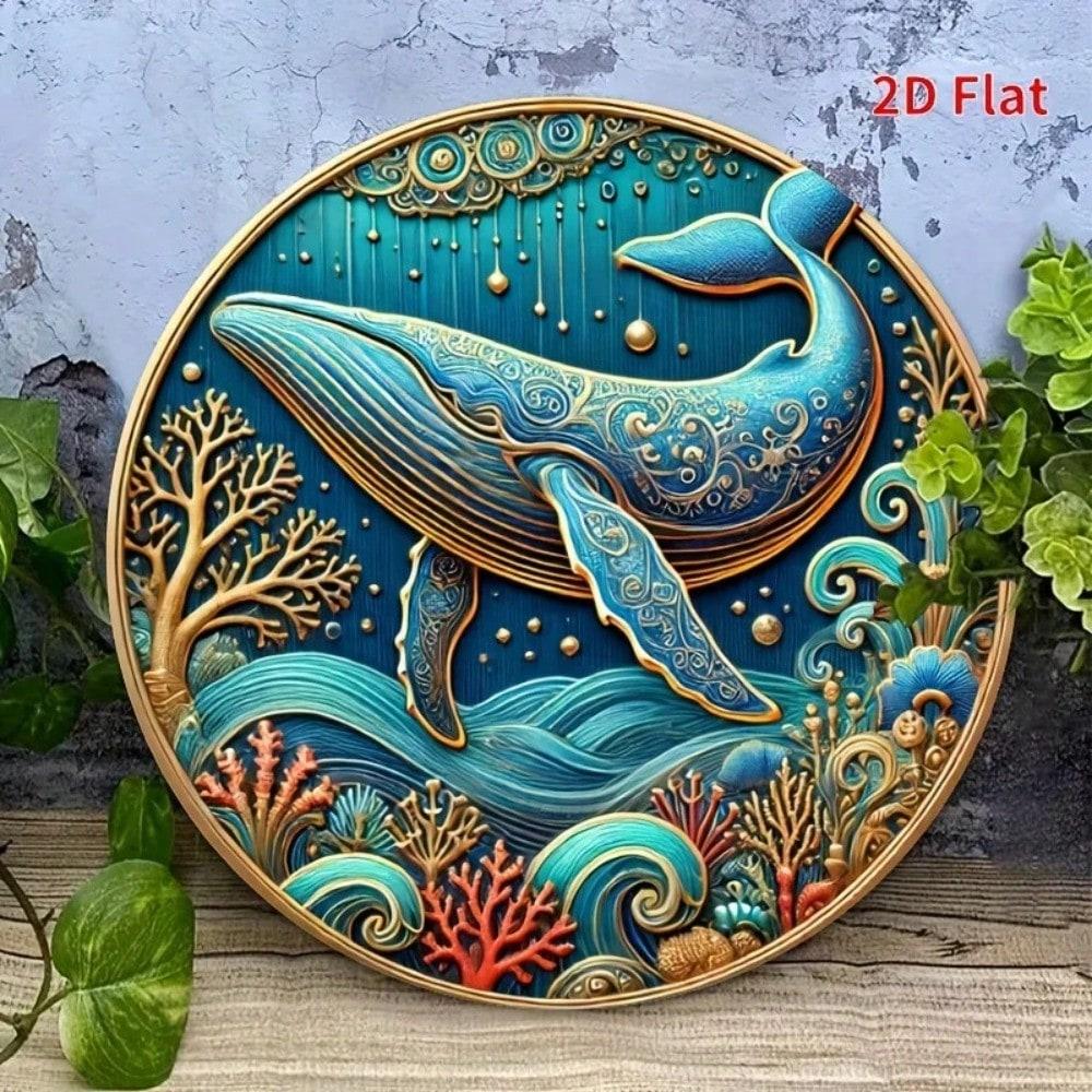 

2D Flat Metal Sign, Hanging Decorative Wall Art