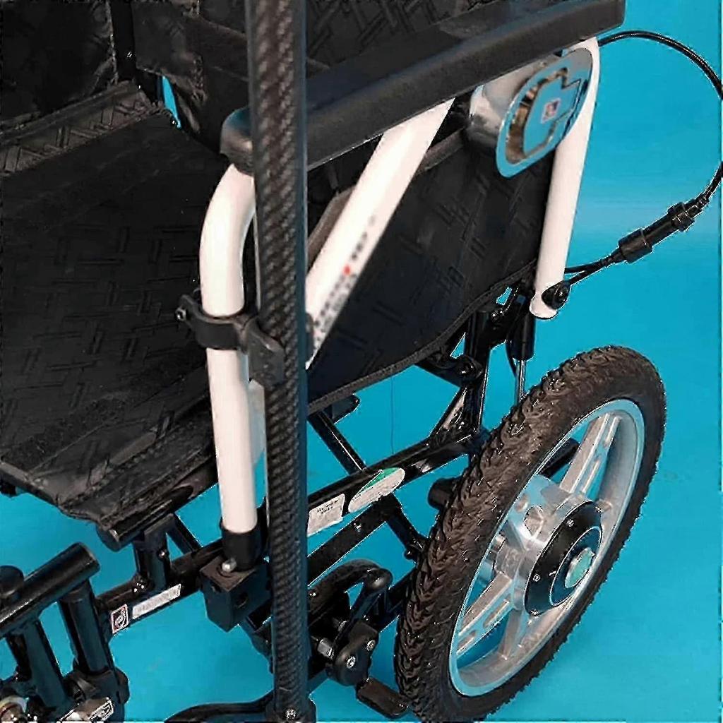 Cane and Crutch Holder for Wheelchairs, Mobility Aid Accessory for Walking Sticks