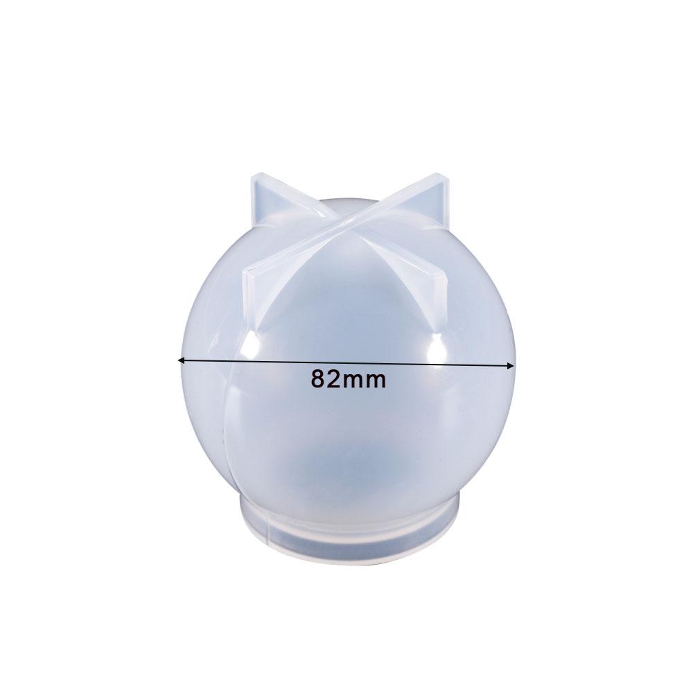 35-80mm 3D Balvormige Siliconen Mal Planeet Bal Epoxy Hars Mallen voor DIY Epoxy Hars Vorm Ambachten Huisdecoratie Gereedschap