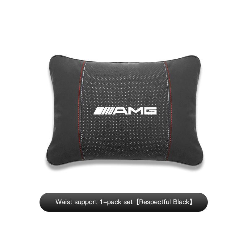 ESHL1 Car Headrest/Lumbar Support Auto Neck Pillow Waist Cushion For Mercedes Benz AMG W203 W206 W220 W205 W211 W212 W201 W168 GLA GLC
