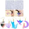 Silicone Ear Jewelry Making Mold Silicone Earring Mold Handmade Earring Molds Silicone Texture Gift for Cats Enthusiasts