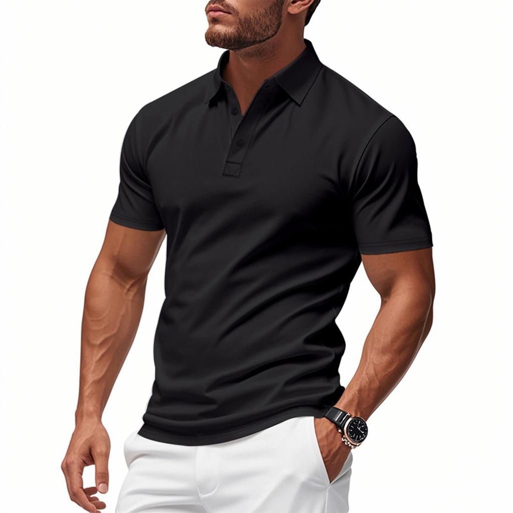 Herren Polohemden Kurzarm Klassische Passform Polohemden für Männer Erwachsene Bequeme Herren Polos Golfbekleidung für Männer
