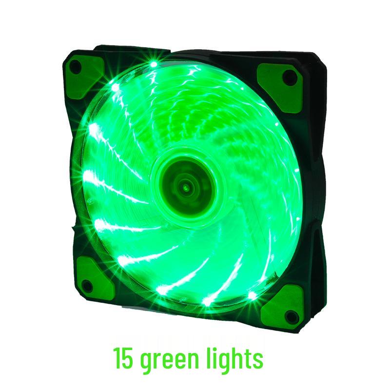 

12 см RGB LED ультра-тихий вентилятор охлаждения корпуса настольного компьютера