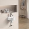 Mixing Faucet Hand Wash Wall Stylish Wash Bowl Small Wash Mini Wash Hand Wash Wall Hand Wash Semicircular [JOMOWN Included] Basin, Mounted, Set, Bowl,