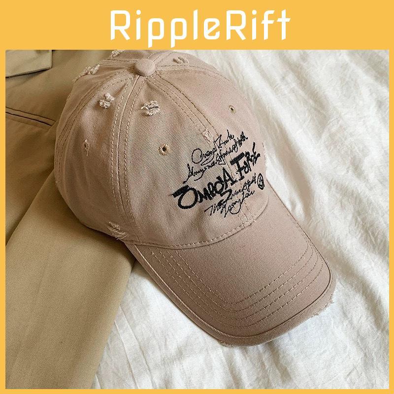 Fashion Letter Embroidered Baseball Cap Women Cotton Sun Protection Casual Hat