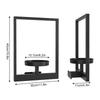Wall Plant Holder Home Furnishing Decor Lightweight Material Modern Model Metal Vase Suitable for Bathroom Study Room