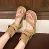 Small Thin Height-increasing Cool Boots for Women, Popular Thick-soled Foreign-style Sandals for Women In Spring and Autumn