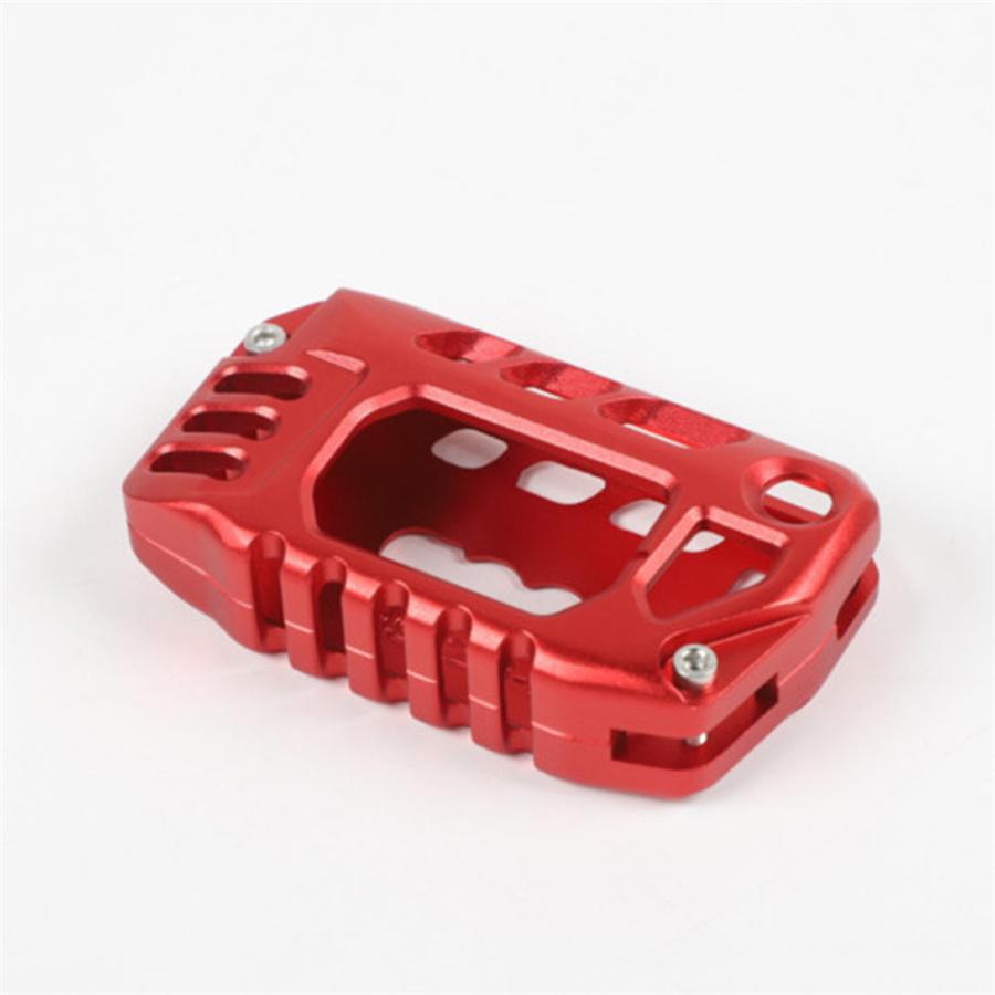Alloy Key Case Cover Shell Protector Accessories For Jeep Wrangler JL JT 2018+